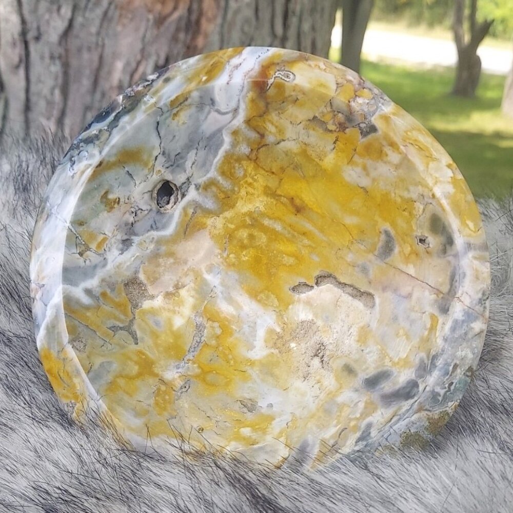 **** SALE**** Crazy Lace Agate Crystal Healing Bowl. FREE Shipping over $100